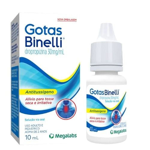 Binelli Gotas com 10ml - Megalabs