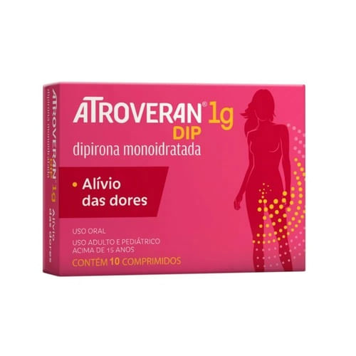 Atroveran Dip 1g com 10 Comprimidos - Hypera