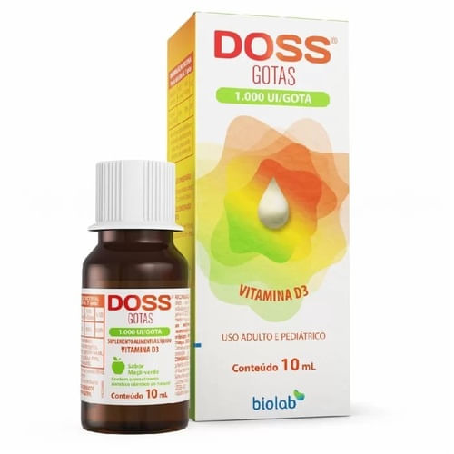 Doss 1000ui Gotas com 10ml - Biolab