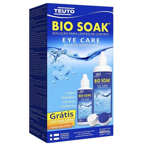 Bio Soak Solução para Lentes de Contato Teuto 360ml + 120ml
