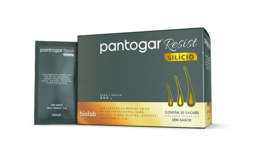 Pantogar Resist Silício - 30 sachês