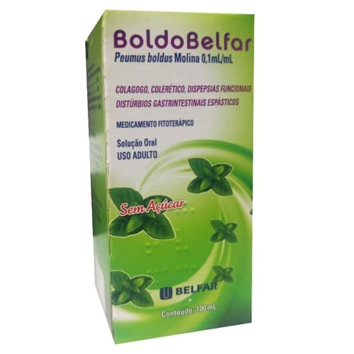 Boldo Belfar com 100ml - Belfar