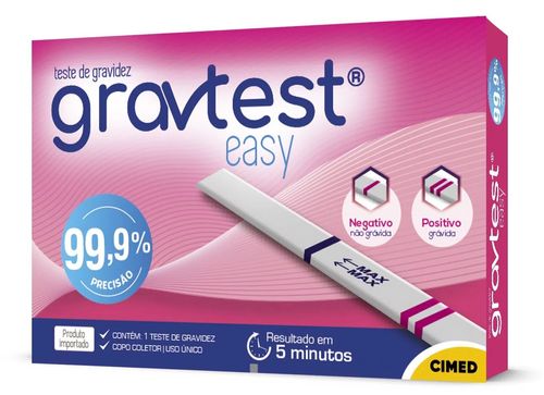 Teste de Gravidez Gravtest Easy - Cimed