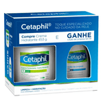 Kit Cetaphil Creme Hidratante  453g + Loçao de Limpeza 120ml