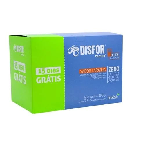 Disfor Sabor Laranja com 45 Sachês com 11g - Biolab