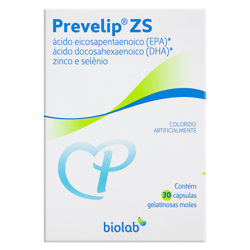 Prevelip Zs Suplemento Alimentar - 30 cápsulas