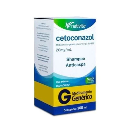 Cetoconazol Shampoo 100ml - Nativita Genérico