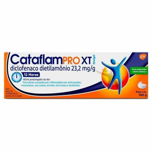 Cataflampro XT Emulgel com100g - GSK