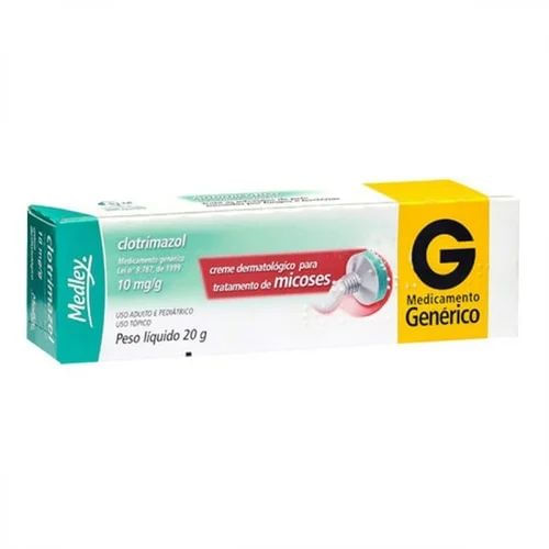Clotrimazol Creme 20g - Medley Genérico