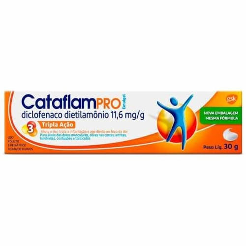 Cataflampro Emulgel com 30g - GSK