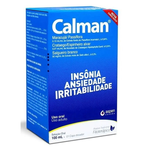Calman Gotas com 100ml - Aspen