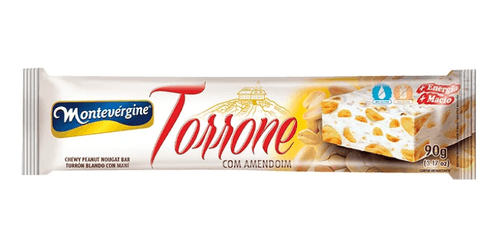 Torrone com Amendoim 90 g - Montevérgine