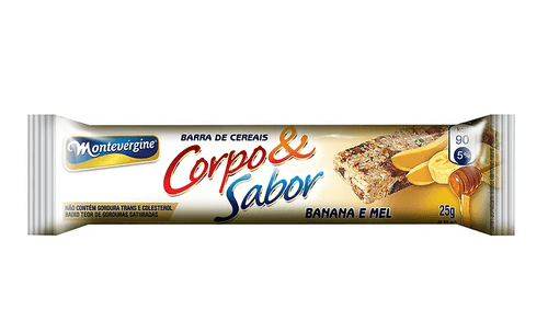 Barra de Cereal Corpo e Sabor 25g - Banana