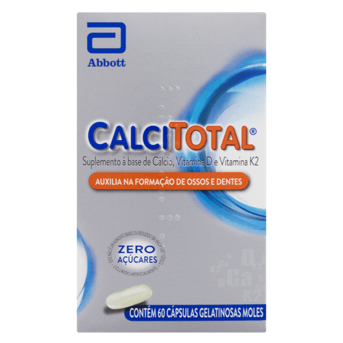 Calcitotal Suplemento Vitamínico Abbott 60 Cápsulas