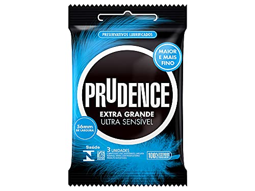 Preservativo Prudence Extra Grande Ultra Sensível - 3 Uni