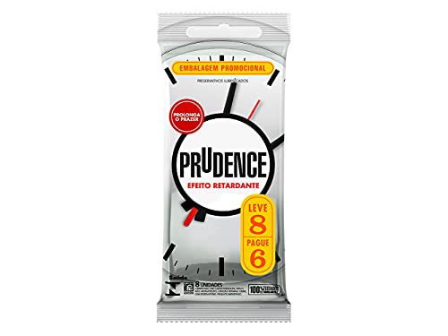 Preservativo Prudence Efeito Retardante - Leve 8 Pague 6