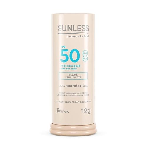 Protetor Solar Facial Sunless Stick Clara FPS50 - 12g
