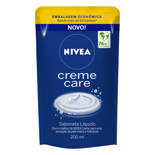 Sabonete Líquido Nívea Creme Care Refil - 200ml