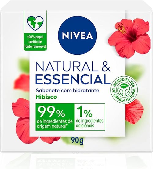 Sabonete Nívea Natural e Essencial Hibisco - 90g