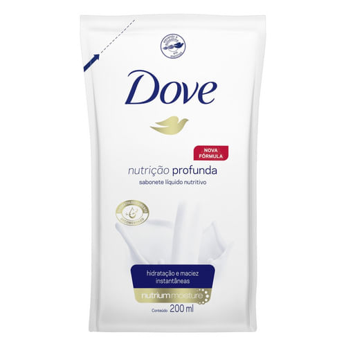 Sabonete Dove Nutrição Profunda Refil - 200ml