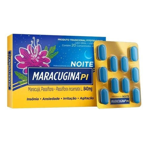Maracugina PI 840mg com 20 Comprimidos - Hypera
