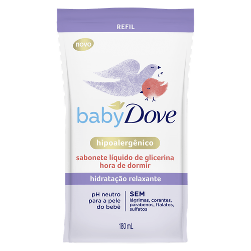 Sabonete Líquido Dove Baby Hora de Dormir Refil - 180ml