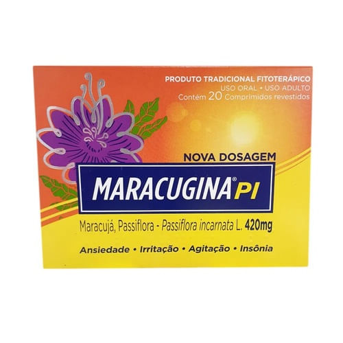 Maracugina PI 420mg com 20 Comprimidos - Hypera
