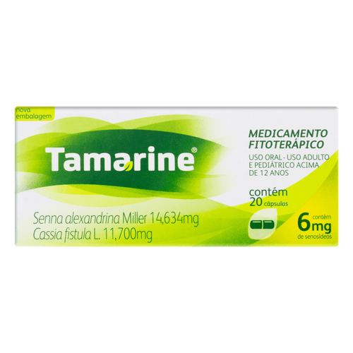 Tamarine 6mg - 20 cápsulas