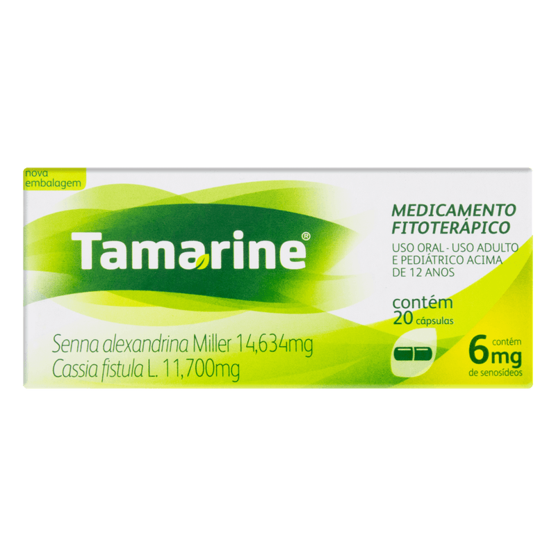Tamarine 6mg - 20 cápsulas