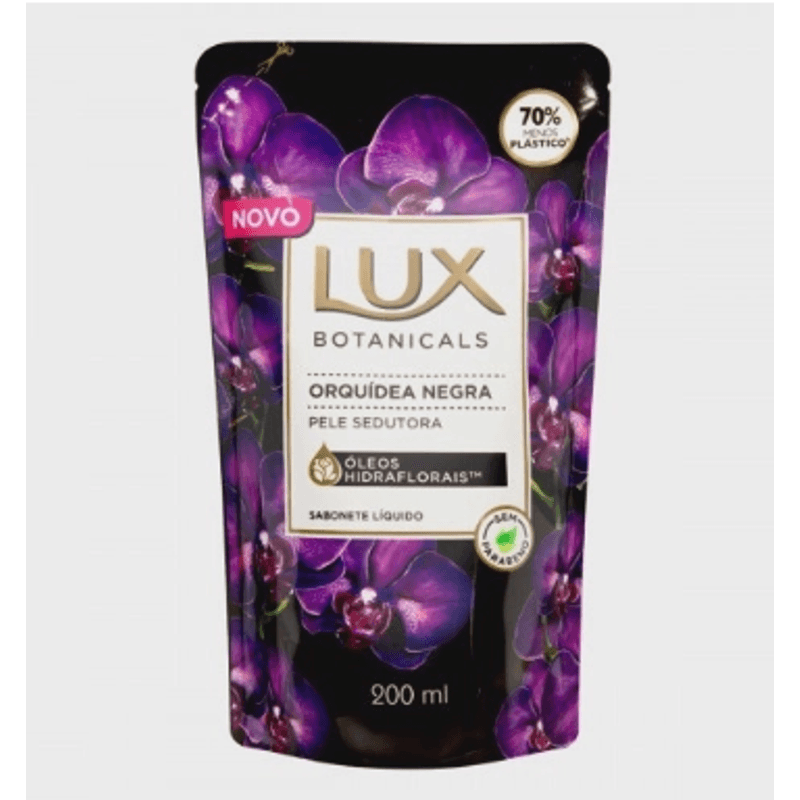 Sabonete Lux Orquídea Negra Refil - 200ml