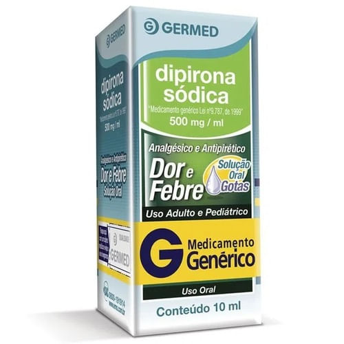 Dipirona Monoidratada Gotas 10ml - Germed Genérico