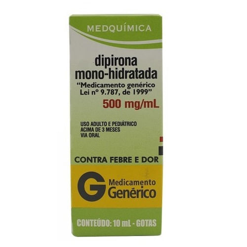 Dipirona Gotas 10ml - Medquímica Genérico