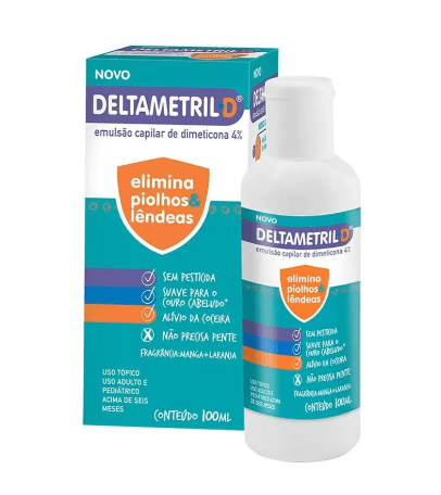 Deltametril D Emulsão Capilar 4% com 100ml - Medquímica