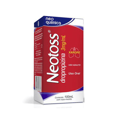 Neotoss Xarope 15mg/ml Adulto com 100ml - Neo Química