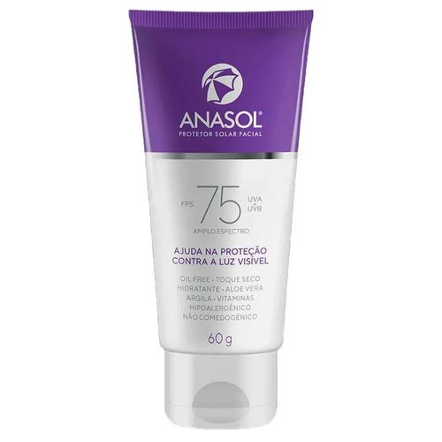 Protetor Solar Facial Anasol FPS75 - 60g