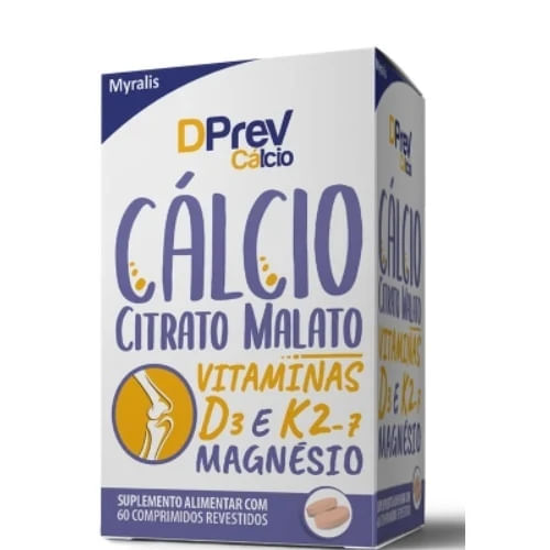 Dprev Cálcio 1.000ui com 60 Comprimidos - Myralis