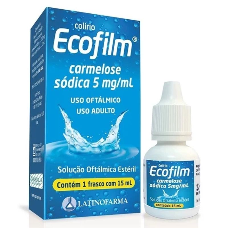 Ecofilm Solução de Uso Oftálmico - 15ml