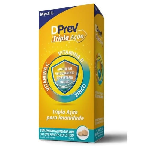 Dprev Tripla Ação com 30 Comprimidos - Myralis