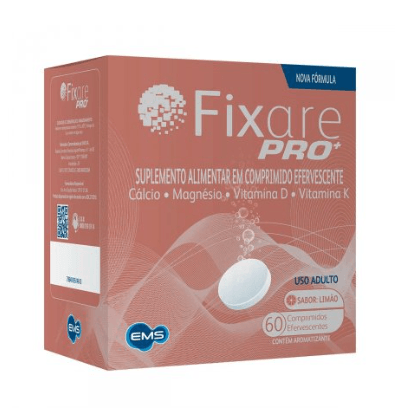 Fixare Pro+ Suplemento Alimentar Efervescente Sigma Pharma Sabor Limão 60 Comprimidos