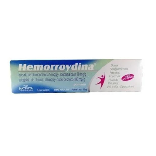 Hemorroydina Pomada com 25g - Nativa