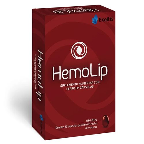 Ferro Hemolip 30mg Exeltis 30 Cápsulas