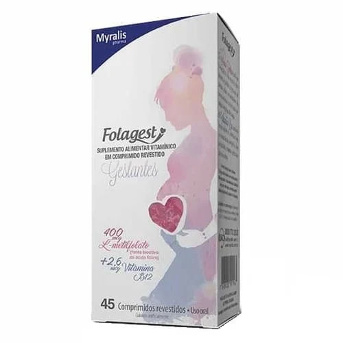 Folagest Gestantes com 45 Comprimidos - Myralis
