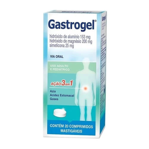 Gastrogel com 20 Comprimidos - Medquímica