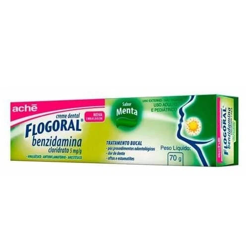 Flogoral Creme Dental com 70g - Ache