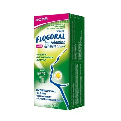 Flogoral Menta com 250ml - Ache
