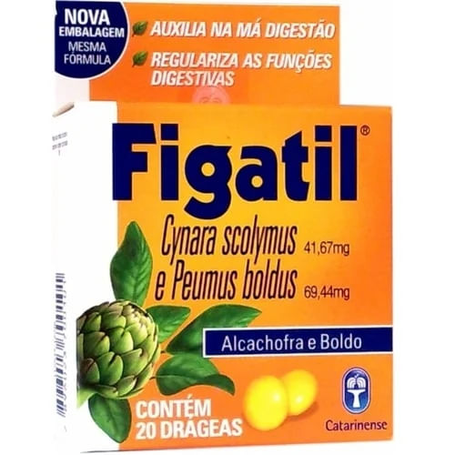 Figatil com 20 Drágeas - Catarinense