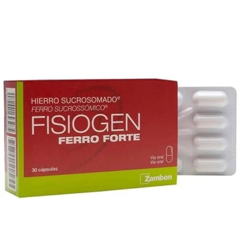 Fisiogen Ferro Forte com 30 Cápsulas - Zambon