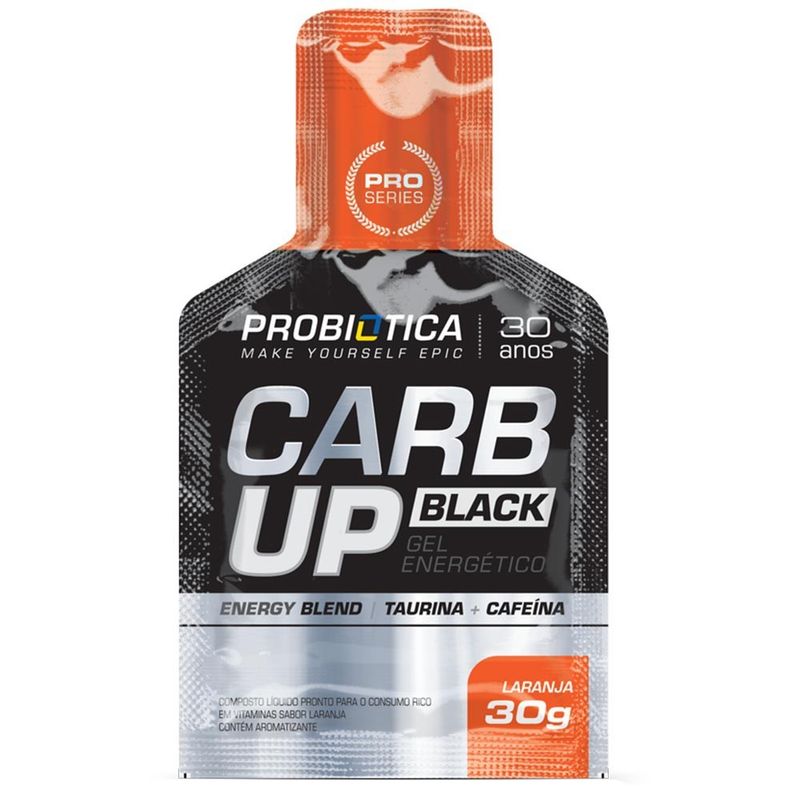 Carb-Up Gel Black Laranja - 30g