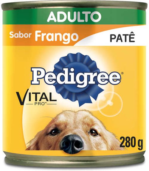Ração Pedigree Lata Adultos Frango - 280g