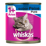 Ração Whiskas Adulto Lata Sabor Peixe - 290g
